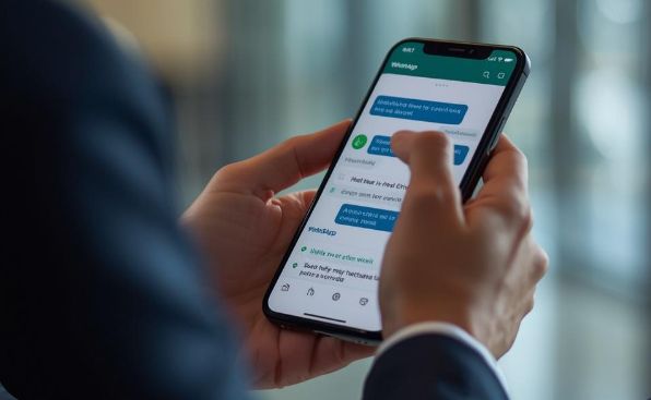 Atendimento de saúde pelo WhatsApp no celular
